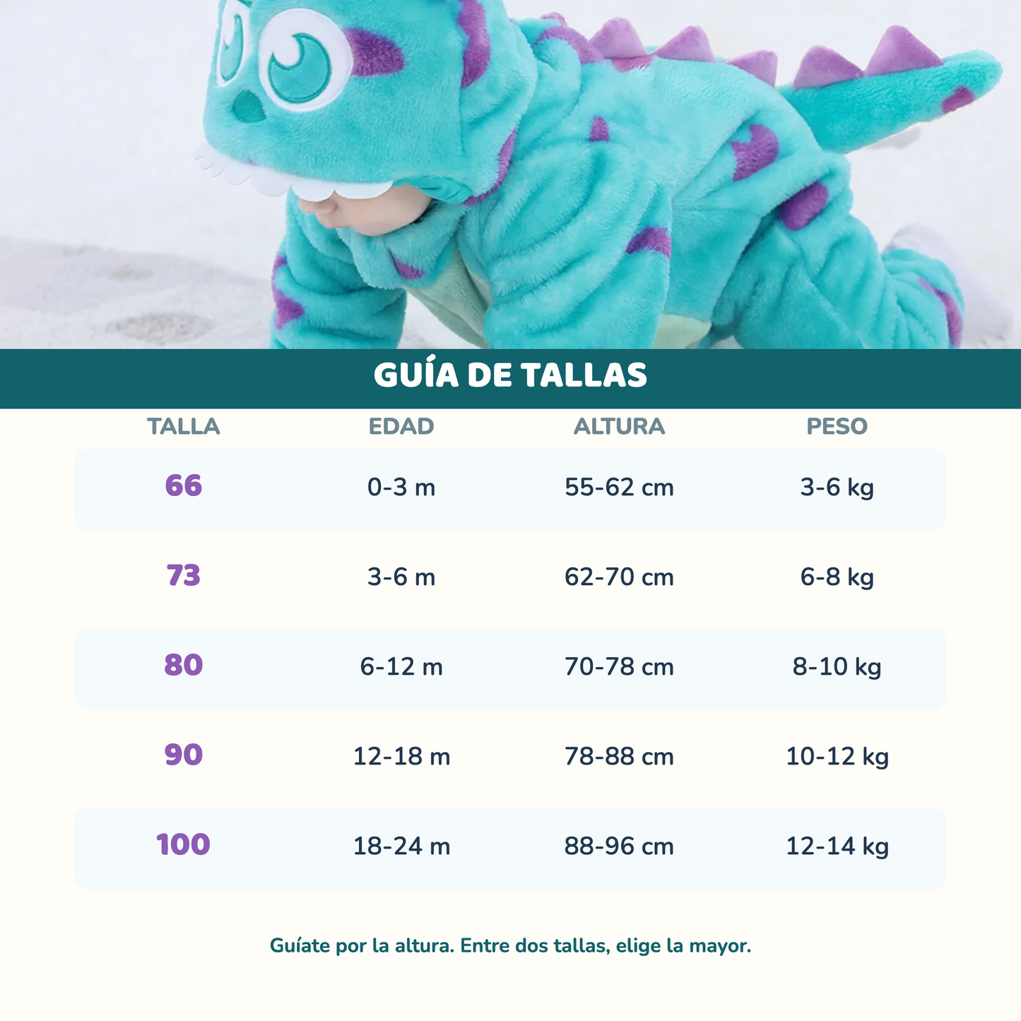 Pijama Manta Bebé Monstruo Azul